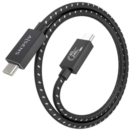 AISENS A156-0866 cable USB USB4 Gen 3x2 0,5 m USB C