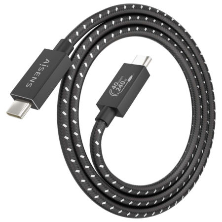 AISENS A156-0867 cable USB USB4 Gen 3x2 1 m USB C