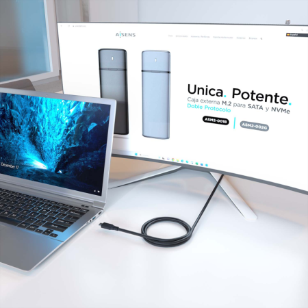 AISENS A107-0874 cable USB USB 3.2 Gen 2x2 3 m USB C