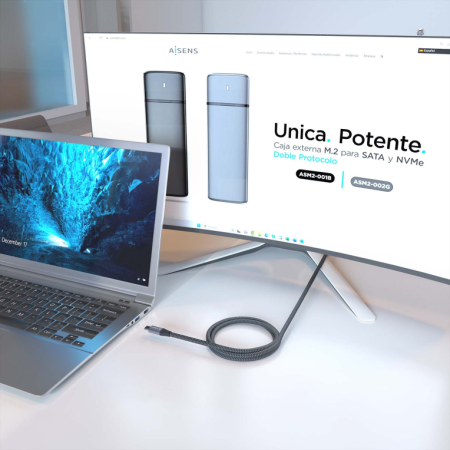 AISENS A107-0875 cable USB USB 3.2 Gen 2x2 3 m USB C
