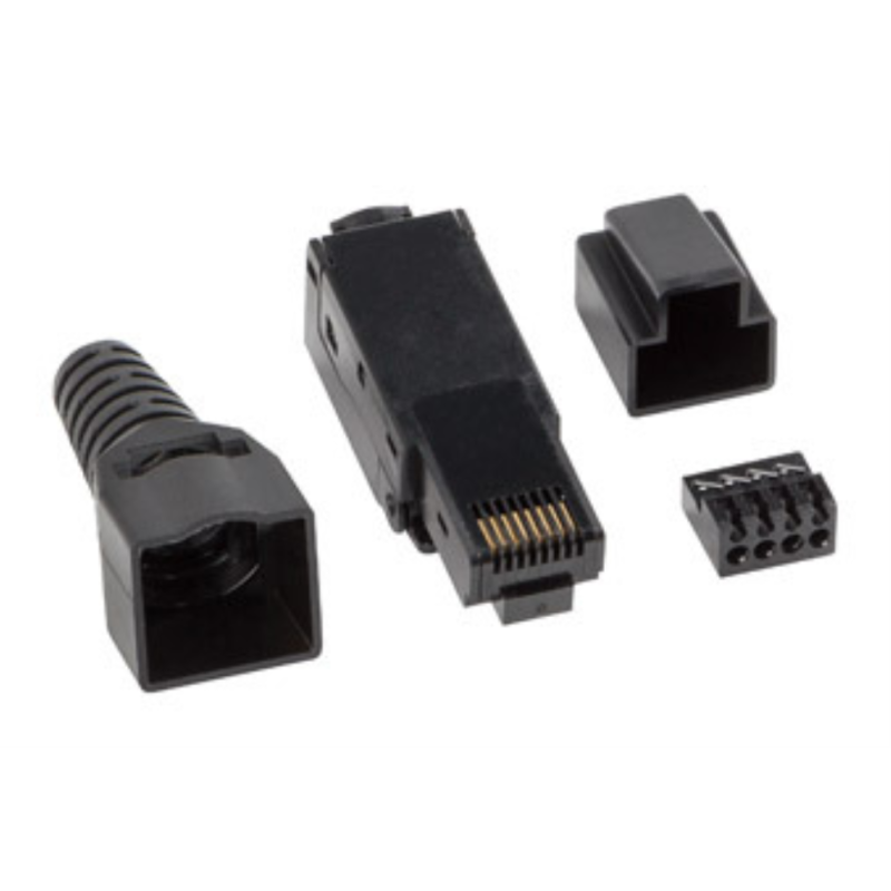 Lanberg PLU-6000TL conector RJ-45 Negro