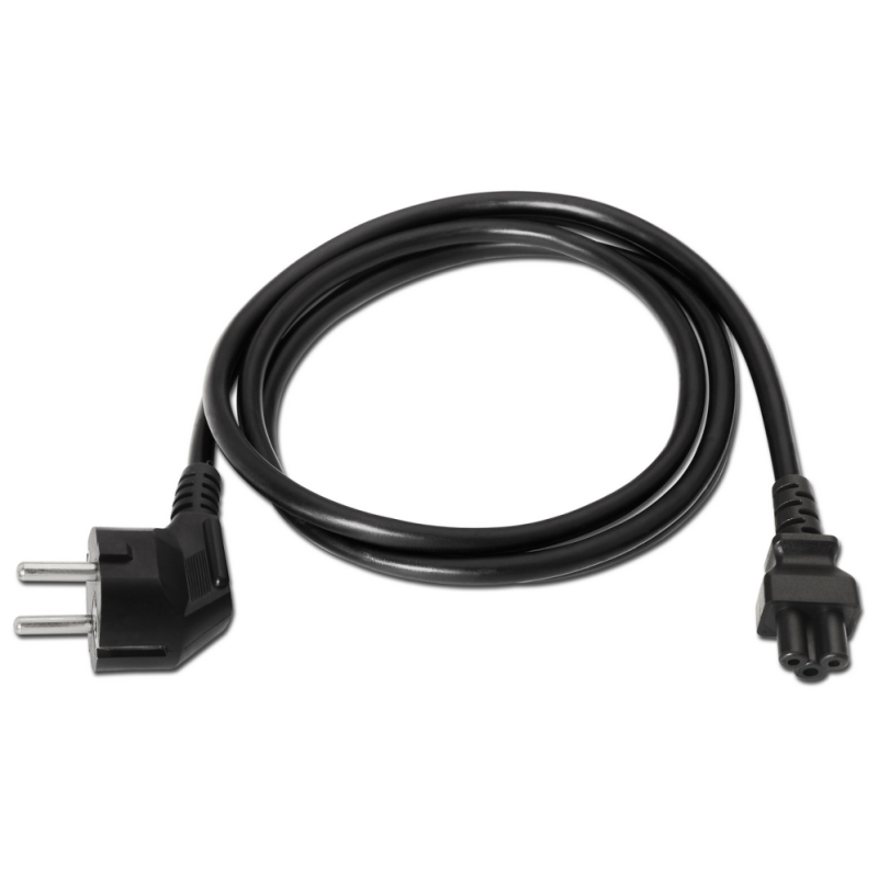 AISENS A132-0172 cable de transmisión Negro 1,5 m CEE7/7 C5 acoplador
