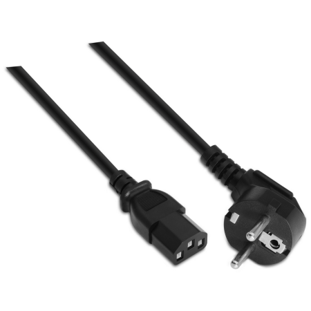 AISENS A132-0170 cable de transmisión Negro 10 m CEE7/7 C13 acoplador