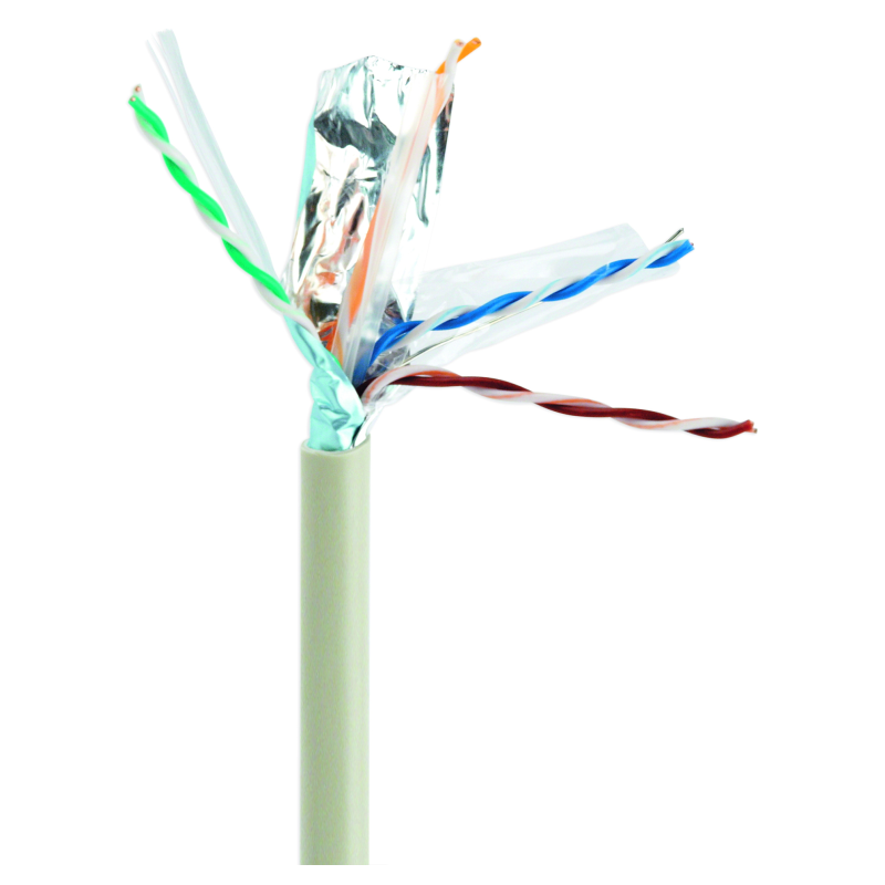 Gembird CAT6 FTP 100m cable de red Gris F/UTP (FTP)