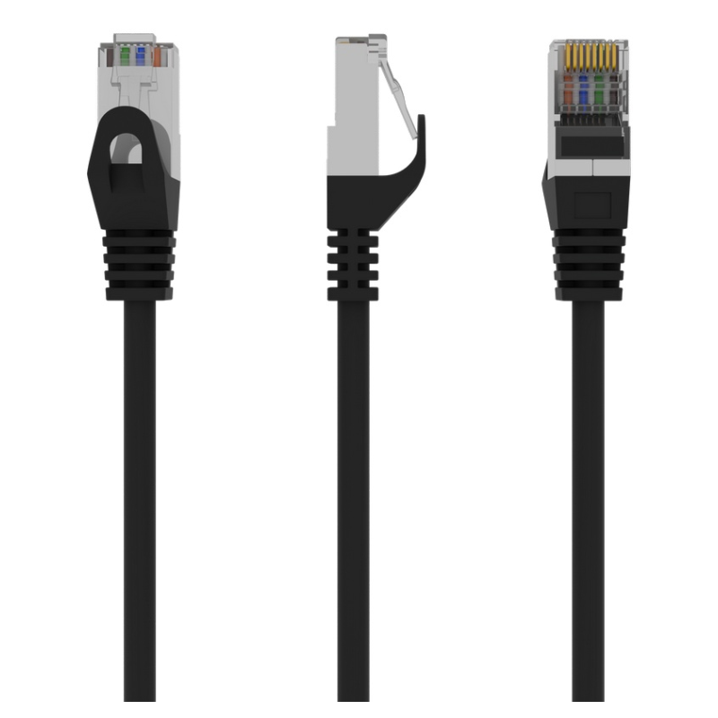 Gembird Patch Cord Cat.6 UTP 2m cable de red Negro Cat6 U/UTP (UTP)