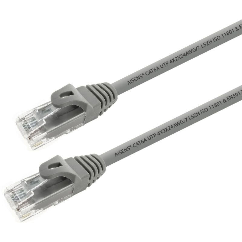 AISENS A145-0324 cable de red Gris 0,25 m Cat6a U/UTP (UTP)
