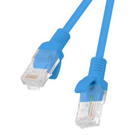 Lanberg PCU6-10CC-0025-B cable de red Azul 0,25 m Cat6 U/UTP (UTP)