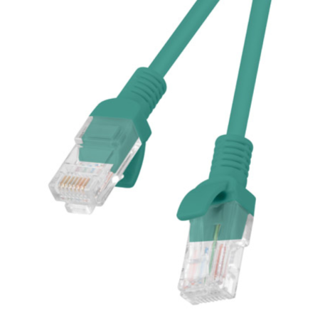Lanberg PCU6-10CC-0200-G cable de red Verde 2 m Cat6 U/UTP (UTP)