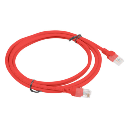 Lanberg PCU6-10CC-0200-R cable de red Rojo 2 m Cat6 U/UTP (UTP)