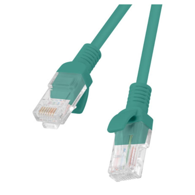Lanberg PCU6-10CC-0050-G cable de red Verde 0,5 m Cat6 U/UTP (UTP)