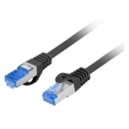 Lanberg PCF6A-10CC cable de red Negro 1,5 m Cat6a S/FTP (S-STP)