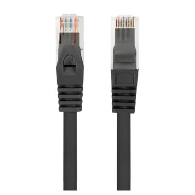 Lanberg PCU6-10CU-0500-BK cable de red Negro 5 m Cat6 U/UTP (UTP)