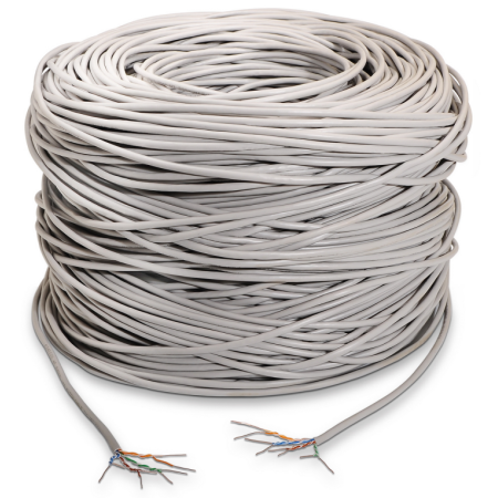 AISENS A133-0208 cable de red Gris 100 m Cat5e U/UTP (UTP)
