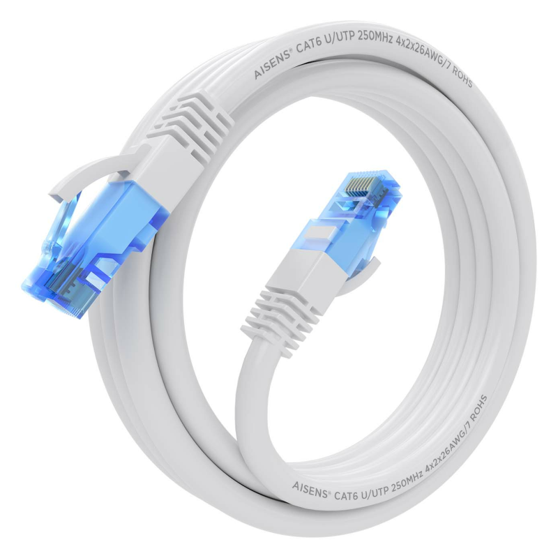 AISENS A135-0821 cable de red Blanco 2 m Cat6 U/UTP (UTP)
