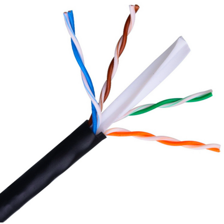 AISENS A135-0264 cable de red Negro 305 m Cat6 U/UTP (UTP)