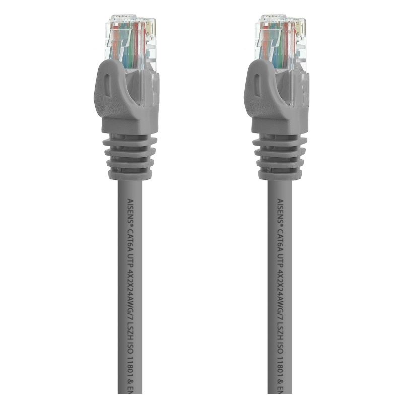 AISENS A145-0327 cable de red Gris 2 m Cat6a U/UTP (UTP)