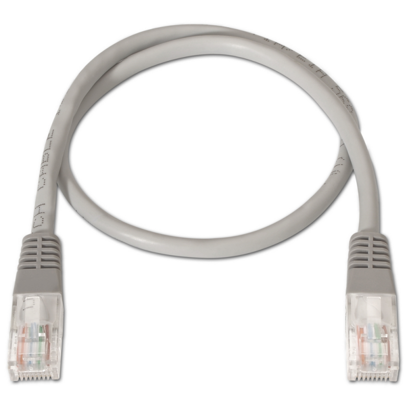 AISENS A135-0266 cable de red Gris 1 m Cat6 U/UTP (UTP)