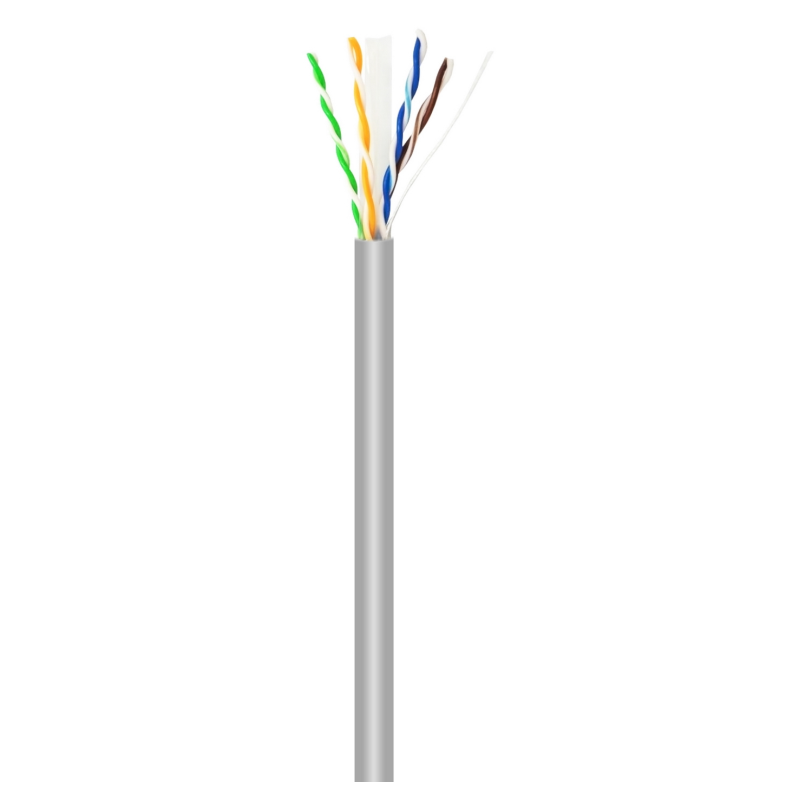 AISENS Cable de Red RJ45 Cat.6 UTP Rigido AWG23 CCA (aleacion), Gris, 100 m