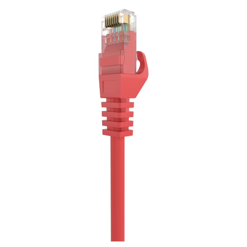 AISENS Cable de Red Latiguillo RJ45 LSZH Cat.6A 500 Mhz UTP AWG24, Rojo, 2.0M