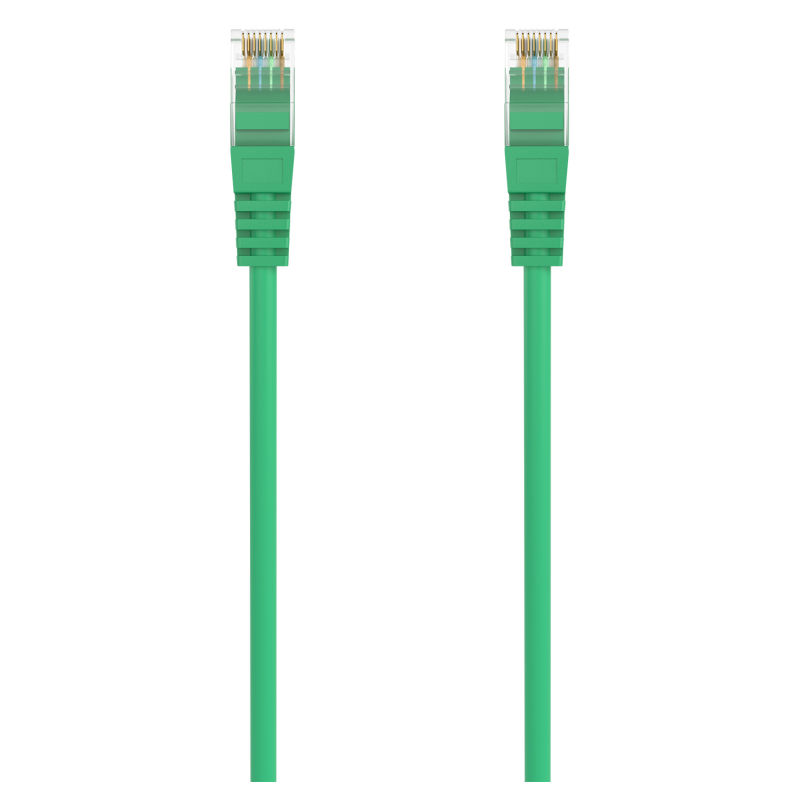 AISENS Cable de Red Latiguillo RJ45 LSZH Cat.6A 500 Mhz UTP AWG24, Verde, 1.5M