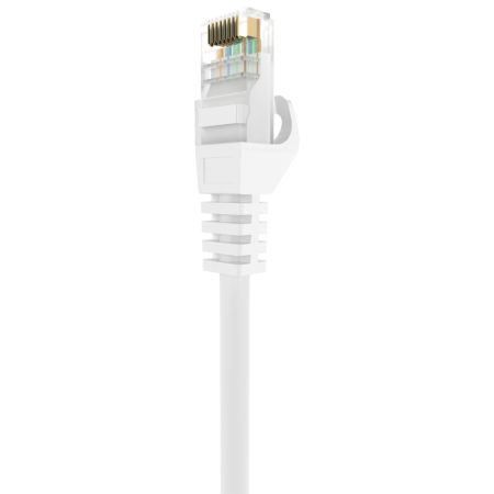 AISENS Cable de Red Latiguillo RJ45 LSZH Cat.6A 500 Mhz UTP AWG24, Blanco, 3.0M