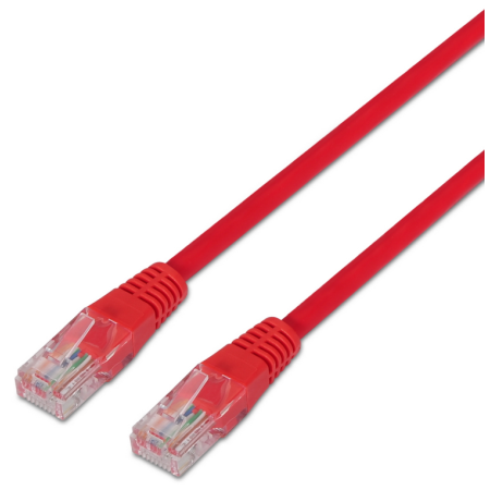 AISENS A135-0240 cable de red Rojo 3 m Cat6 U/UTP (UTP)