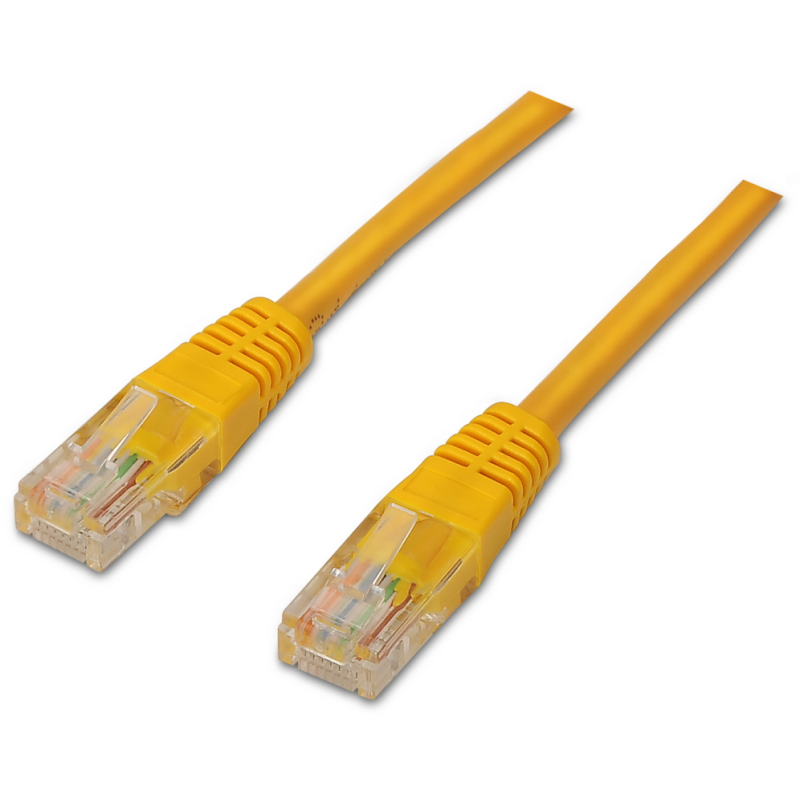 AISENS A135-0253 cable de red Amarillo 0,5 m Cat6 U/UTP (UTP)