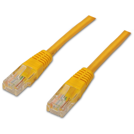 AISENS A135-0254 cable de red Amarillo 1 m Cat6 U/UTP (UTP)