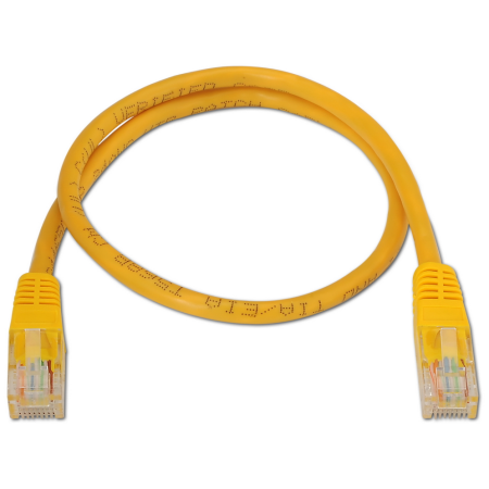 AISENS A135-0254 cable de red Amarillo 1 m Cat6 U/UTP (UTP)