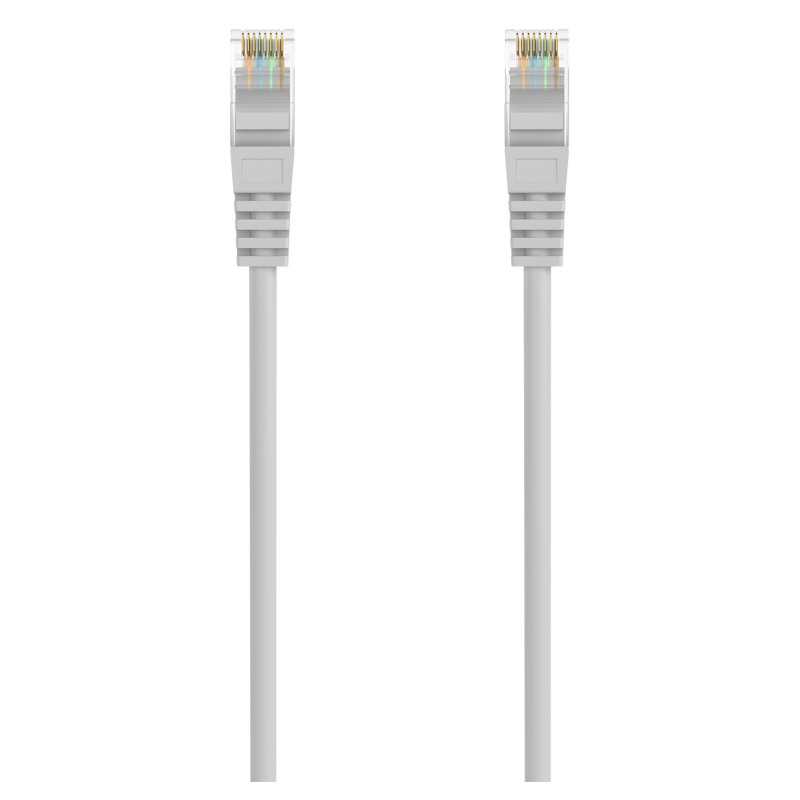AISENS Cable de Red Latiguillo RJ45 LSZH Cat.6A 500 Mhz UTP AWG24, Gris, 1.5M