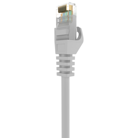 AISENS Cable de Red Latiguillo RJ45 LSZH Cat.6A 500 Mhz UTP AWG24, Gris, 1.5M