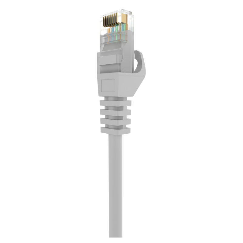 AISENS Cable de Red Latiguillo RJ45 LSZH Cat.6A 500 Mhz UTP AWG24, Gris, 1.5M