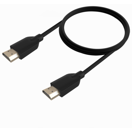 AISENS Cable HDMI V2.0 CCS Premium Alta Velocidad / Hec 4K@60Hz 18Gbps, A/M-A/M, Negro, 1.0m