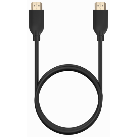 AISENS Cable HDMI V2.0 CCS Premium Alta Velocidad / Hec 4K@60Hz 18Gbps, A/M-A/M, Negro, 1.0m