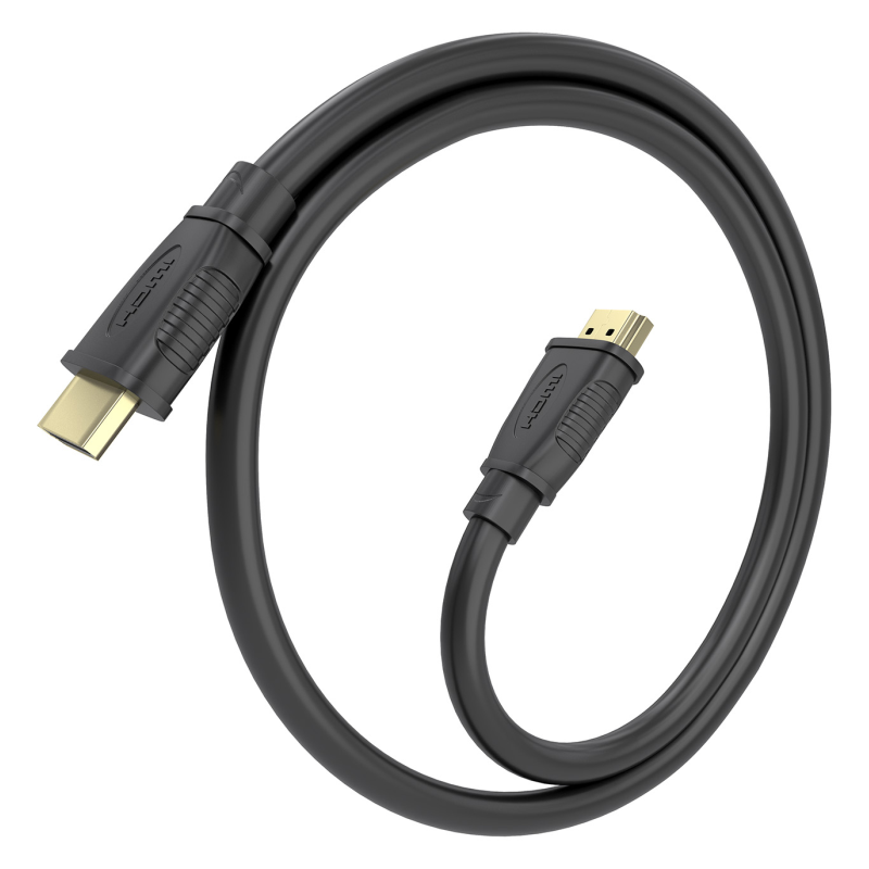 AISENS Cable HDMI V2.1 CCS Ultra Alta Velocidad / HEC 8K@60Hz 48Gbps, A/M-A/M, Negro, 0.5m