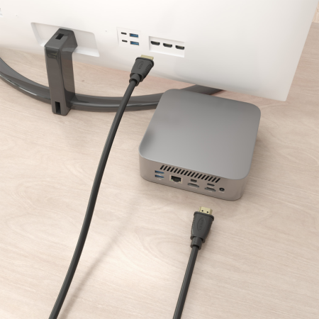 AISENS Cable HDMI V2.1 CCS Ultra Alta Velocidad / HEC 8K@60Hz 48Gbps, A/M-A/M, Negro, 2.0m