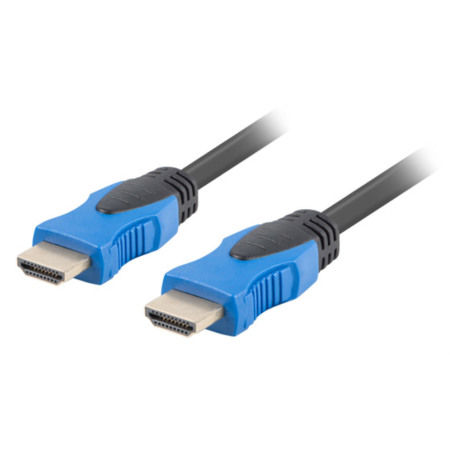 Lanberg CA-HDMI-20CU-0045-BK cable HDMI 4,5 m HDMI tipo A (Estándar) Negro, Azul