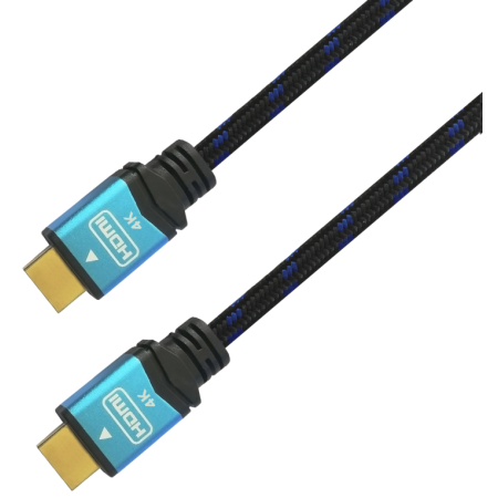 AISENS A120-0355 cable HDMI 0,5 m HDMI tipo A (Estándar) Negro, Azul