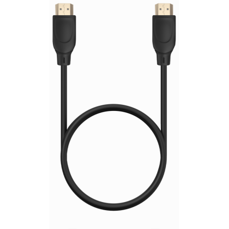 AISENS Cable HDMI V2.0 Premium Alta Velocidad / Hec 4K@60Hz 18Gbps, A/M-A/M, Negro, 0.5m