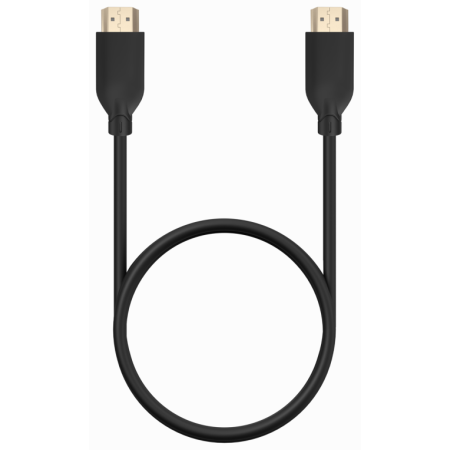 AISENS Cable HDMI V2.0 CCS Premium Alta Velocidad / Hec 4K@60Hz 18Gbps, A/M-A/M, Negro, 0.5m