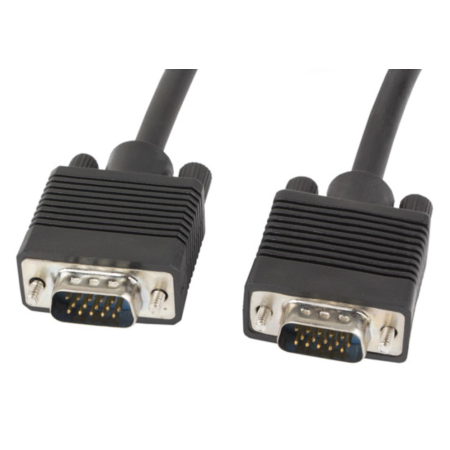 Lanberg CA-VGAC-10CC-0100-B cable VGA 10 m VGA (D-Sub) Negro