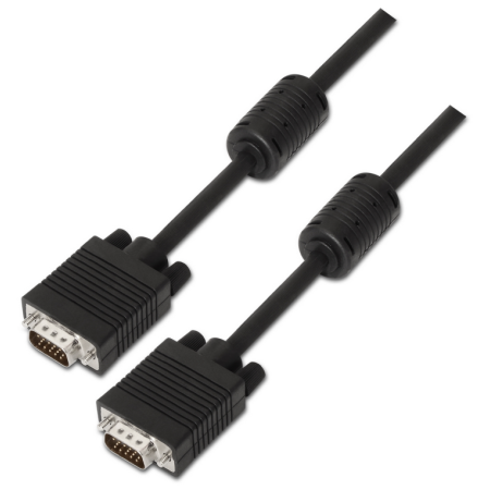 AISENS A113-0076 cable VGA 20 m VGA (D-Sub) Negro