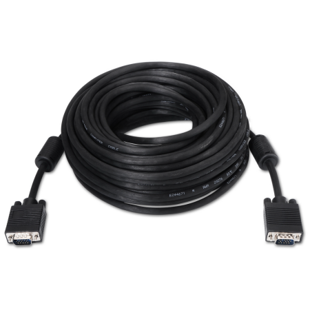 AISENS A113-0075 cable VGA 15 m VGA (D-Sub) Negro