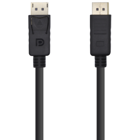 AISENS Cable Displayport V1.2 4K@60HZ, DP/M-DP/M, Negro, 5.0m
