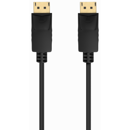 AISENS Cable DISPLAYPORT V1.2 CCS 4K@60Hz, DP/M-DP/M, Negro, 1.0m