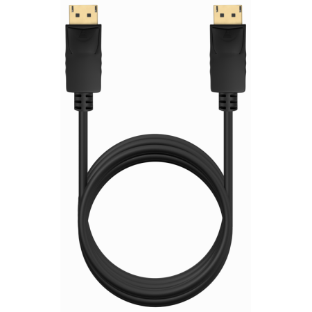 AISENS Cable DISPLAYPORT V1.2 CCS 4K@60Hz, DP/M-DP/M, Negro, 2.0m