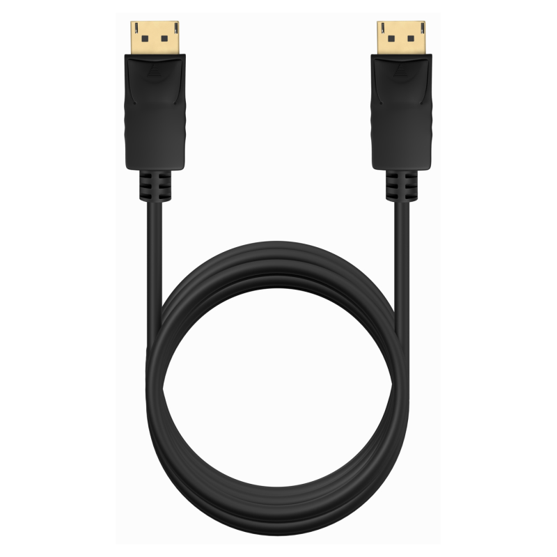 AISENS Cable DISPLAYPORT V1.2 CCS 4K@60Hz, DP/M-DP/M, Negro, 2.0m