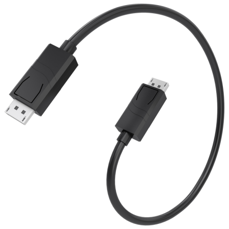 AISENS Cable DisplayPort CCS V1.4 8K@60Hz, DP/M-DP/M, Negro, 0.6M