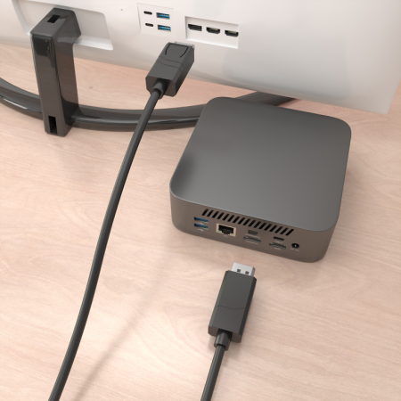AISENS Cable DisplayPort CCS V1.4 8K@60Hz, DP/M-DP/M, Negro, 0.6M