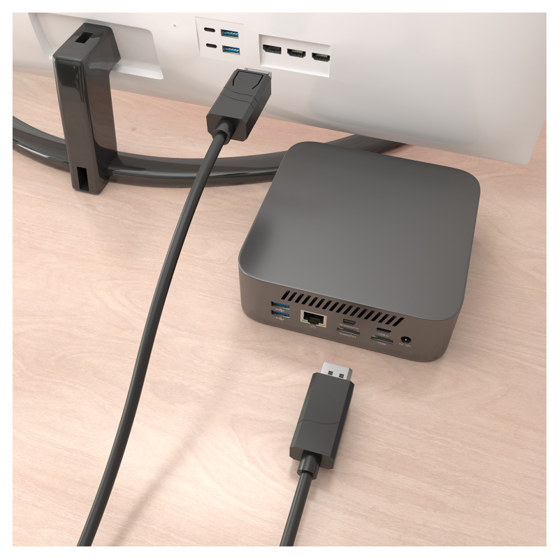 AISENS Cable DisplayPort CCS V1.4 8K@60Hz, DP/M-DP/M, Negro, 0.6M